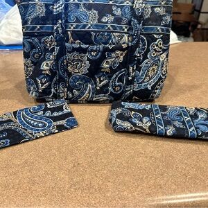 Blue Paisley Bag Set - Vera Bradley